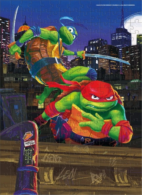 DODO Puzzle Želvy Ninja: Leonardo a Rafaelo 250 dílků