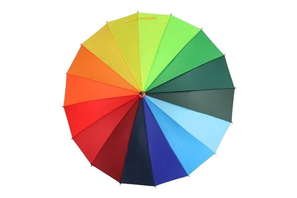 Barevný duhový vystřelovací deštník 78 cm