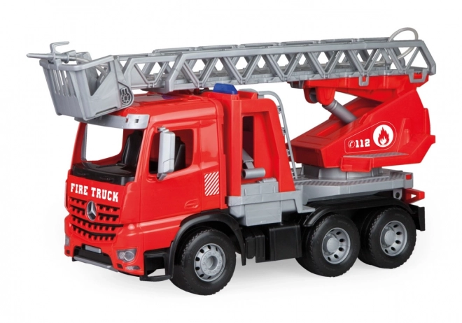 Hasičské auto Mercedes Arocs s žebříkem