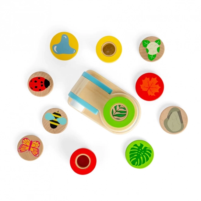 Dřevěný Mikroskop pro Děti Bigjigs Toys