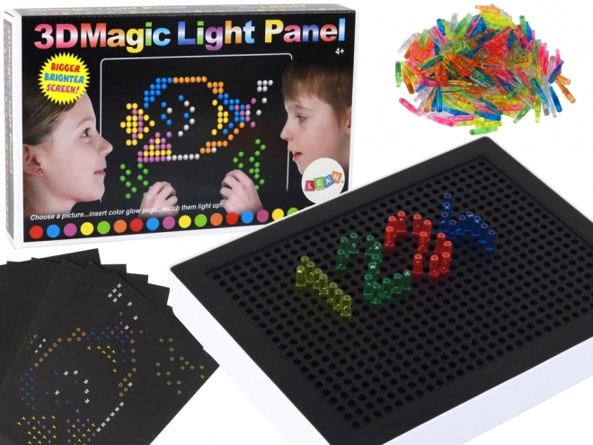 Magická vzdělávací 3D podsvícená tabule