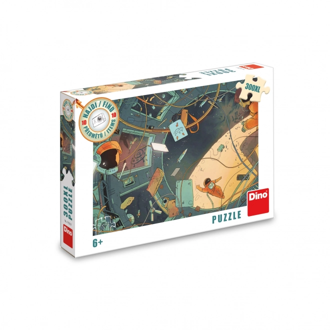 Puzzle Vesmír - Najdi 10 předmětů 47x33cm 300 dílků XL v krabici 27x19x4cm