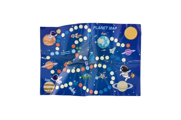 Raketoplán s doplňky plast 10x12x7cm