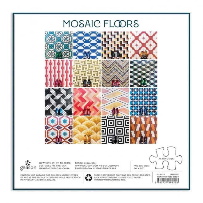 Galison puzzle mozaikové dlažby