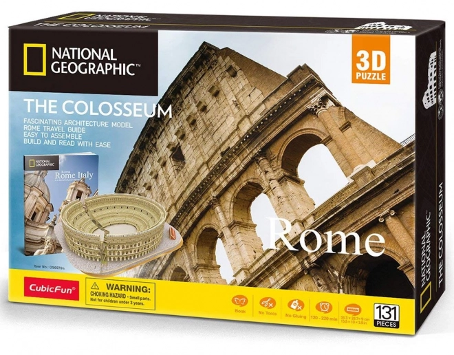 3D puzzle CubicFun Národní Geografické Koloseum 131 dílků