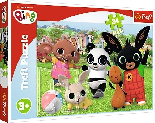 Trefl puzzle 24 Maxi Bing Zábava v parku