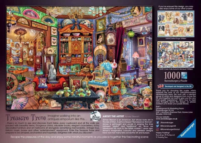Puzzle pokladnice 1000 dílků od Ravensburger
