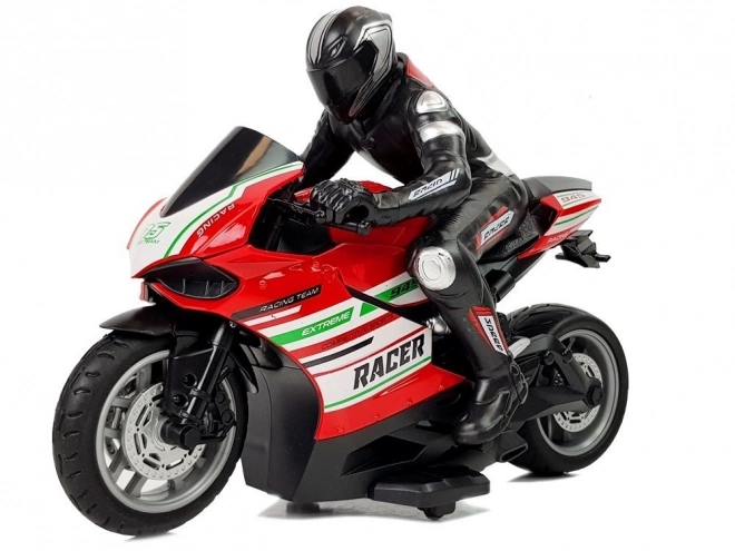 Sportovní závodní motocykl na dálkové ovládání 2.4G Range 35m Red