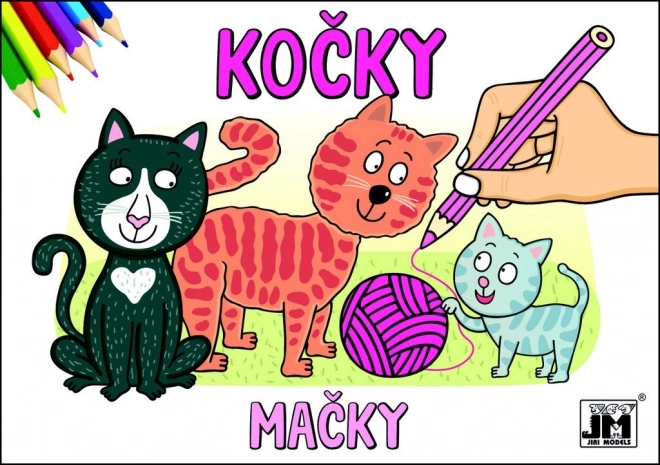 JIRI MODELS Omalovánky Kočky