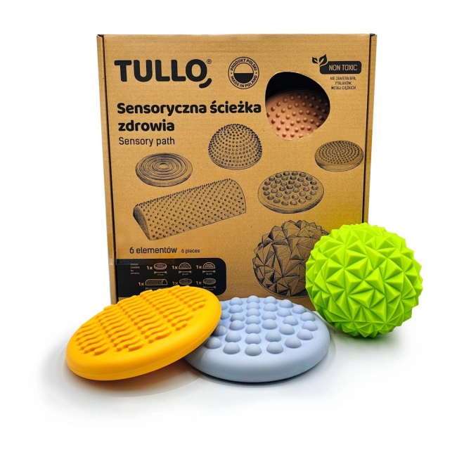 Tullo Pastelová smyslová stezka 6 prvků.