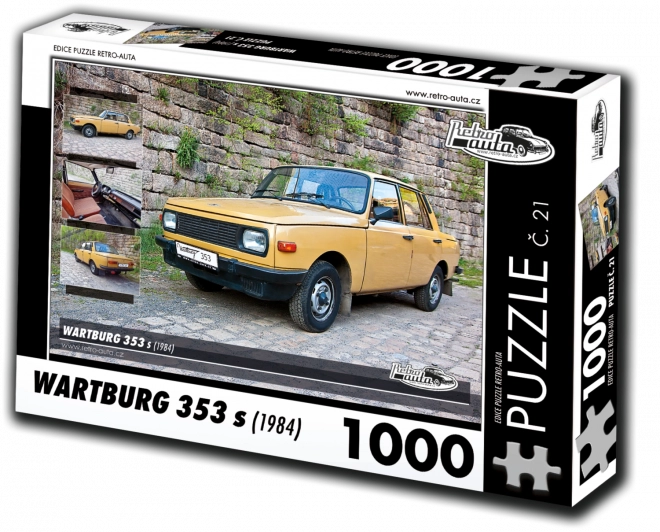 Puzzle Retro Auta Wartburg 353 S 1000 dílků