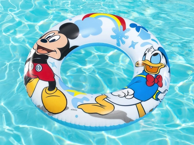 Nafukovací kruh Disney s motivem Mickey Mouse a Kačer Donald 56cm