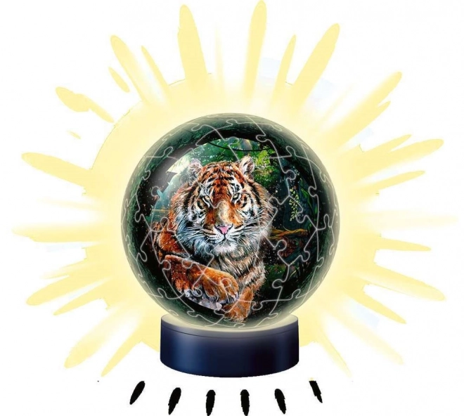 Ravensburger 3D Svítící Puzzleball Tygr 72 Dílků