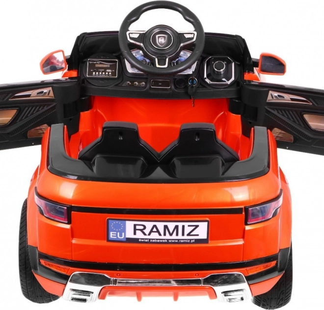 Elektrické autíčko sportovní Rapid Racer – Oranžové
