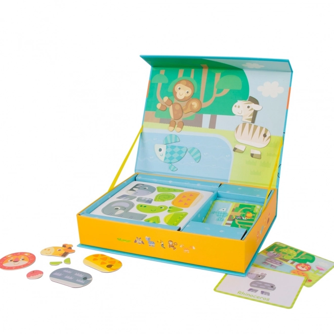 Klasické magnetické zvířecí puzzle