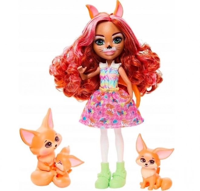 Enchantimals Filigree Fox s liščí rodinkou