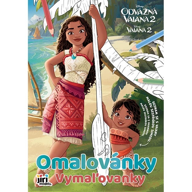 Omalovánky Vaiana A4