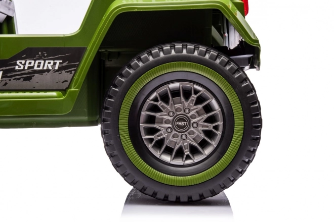 Dětské auto na dálkové ovládání off road zelené