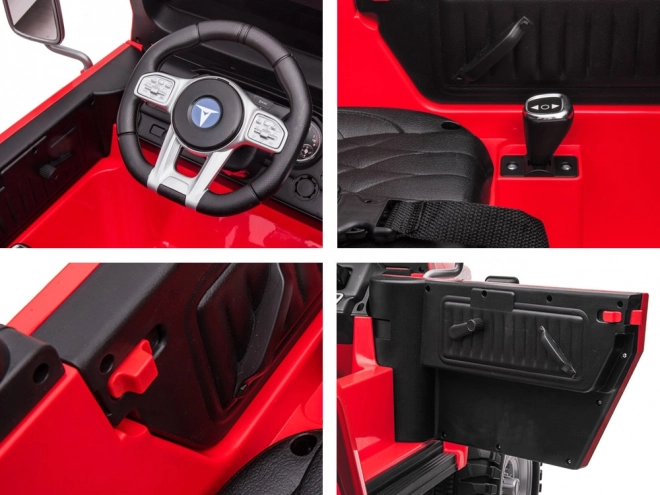 Dětské elektrické auto Toyota Land Cruiser – Červená