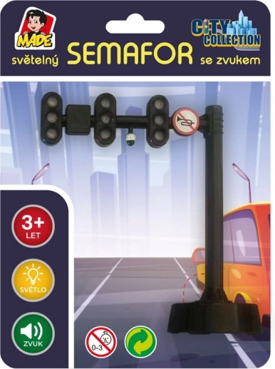 Semafor se světelnými a zvukovými efekty