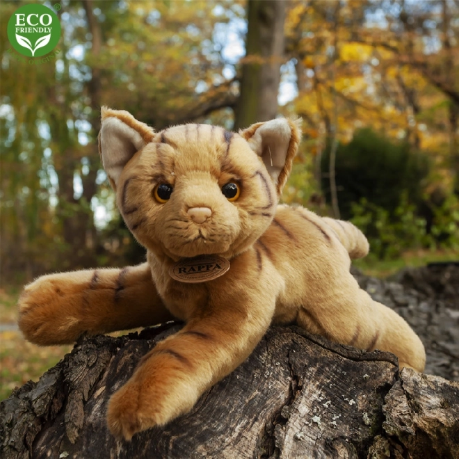 Plyšová kočka ležící 30 cm ECO-FRIENDLY