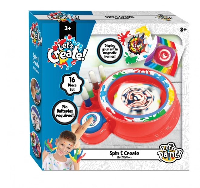 Tvoření obrázků Spin Art