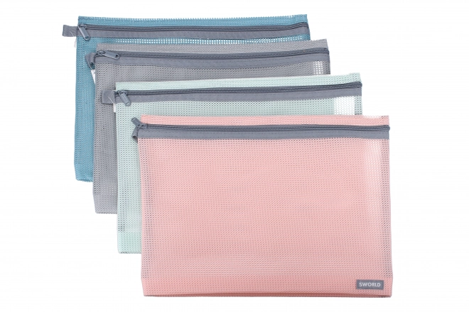 Složka se zipem 30x23 cm v různých barvách