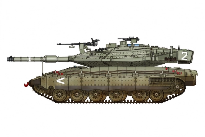 Model izraelského tanku Merkava Mk IV