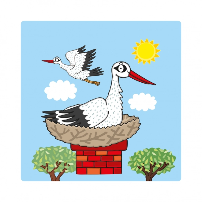 Zvířátka: Kde žijí 3-5 baby puzzle