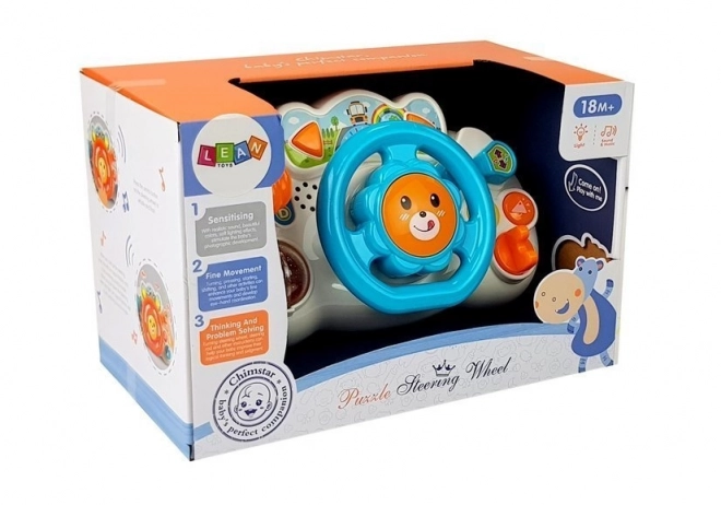 Interaktivní vzdělávací volant Baby Blue