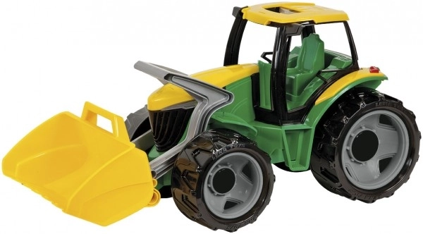 Dětský traktor se lžící Zeleno-žlutý