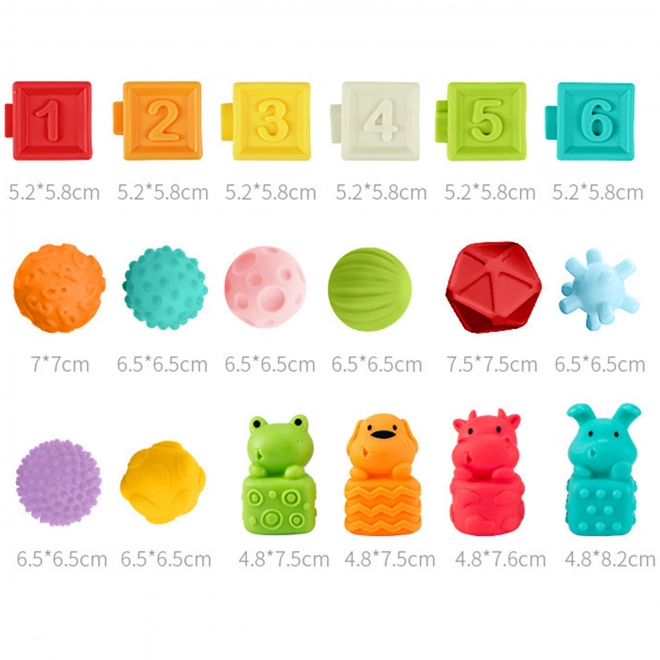 Woopie baby smyslové puzzle