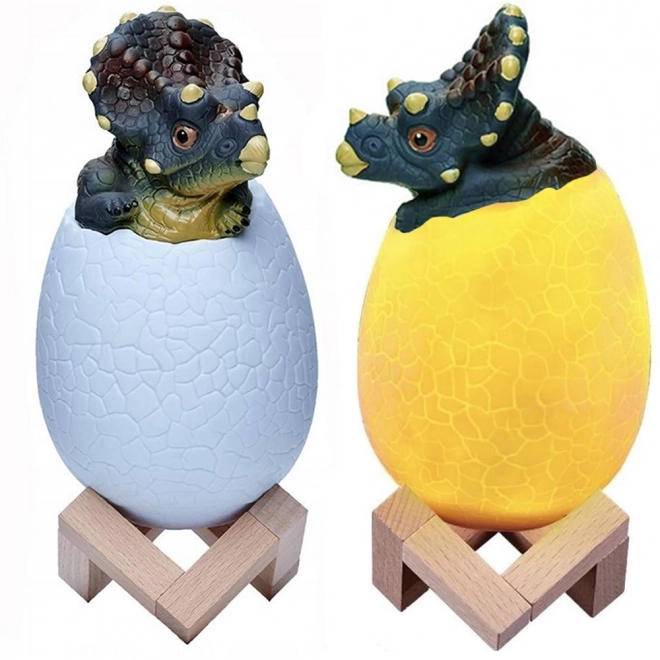 Dinosauří noční světlo ve tvaru vejce