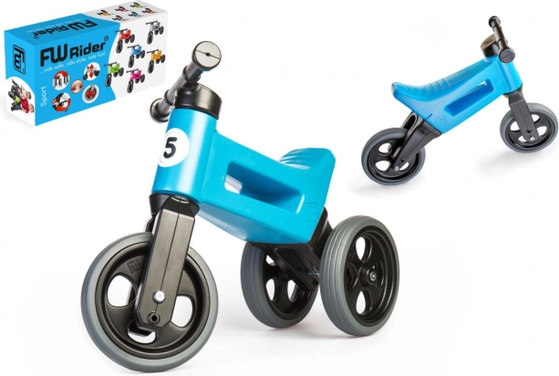 Odrážedlo Funny Wheels Rider Sport 2v1 pro děti – Modré