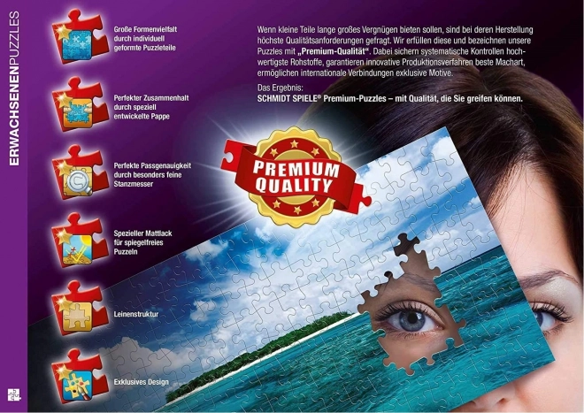 Puzzle Premium Quality 1000 dílků Lars Stewart Las Vegas (Den / Noc)