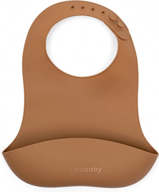 Bryndák silikonový New Baby hnědý