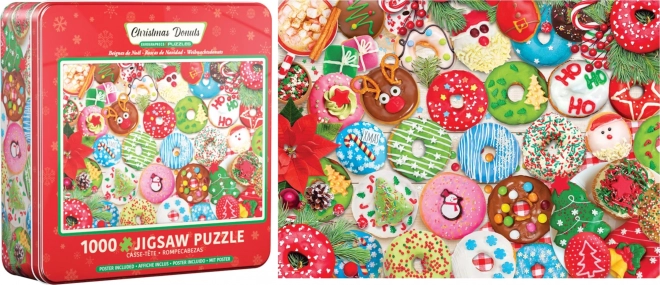 EUROGRAPHICS Puzzle Vánoční koblihy 1000 dílků