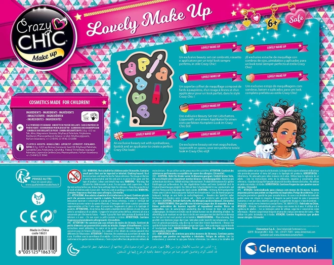 Clementoni Crazy Chic krásný makeup ve tvaru srnky