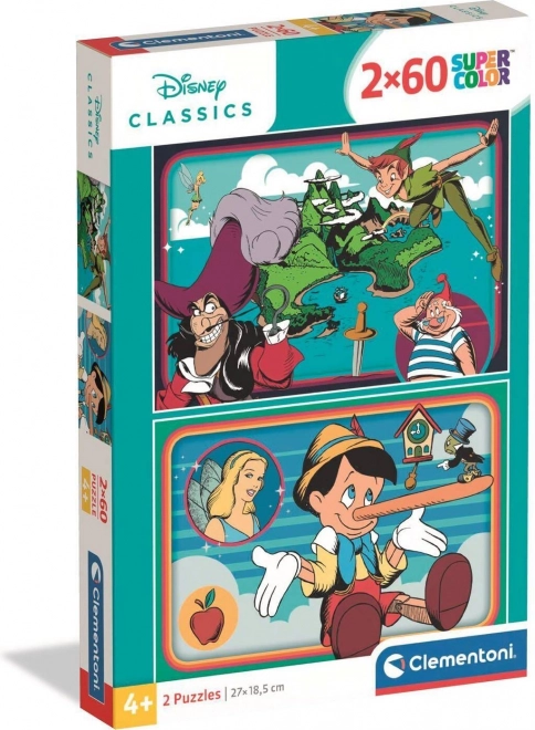 Clementoni puzzle klasické Disney pohádky