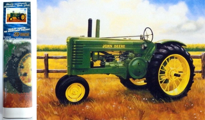 Norimpex diamantové malování Traktor John Deere 30x40 cm