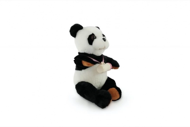 Interaktivní panda s lahvičkou
