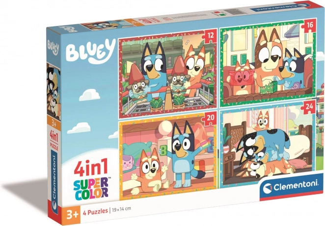 Puzzle 4 v 1 bluey