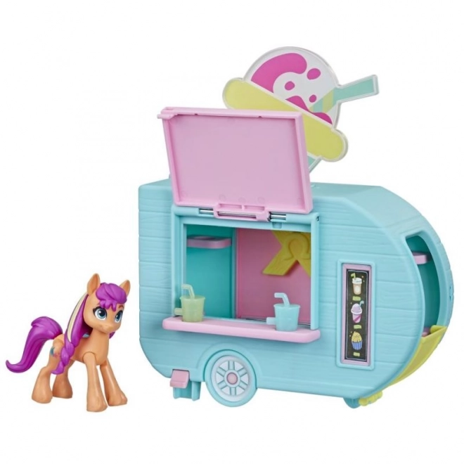 My Little Pony Sunny a vůz se smoothie
