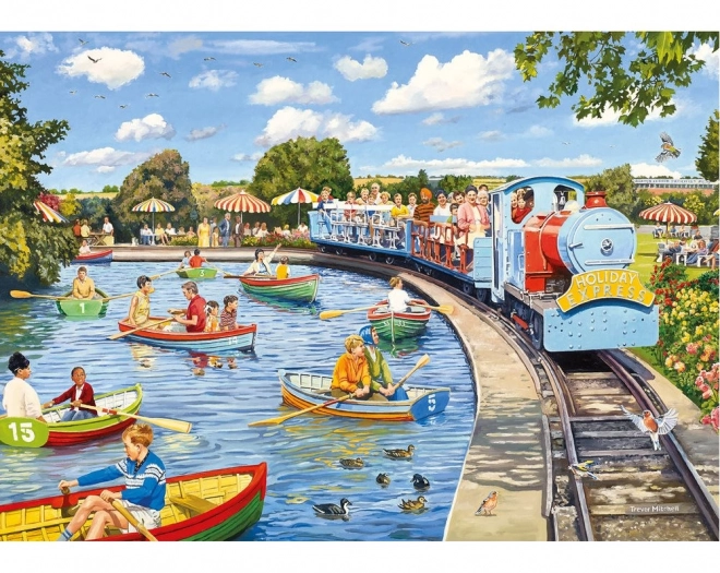 GIBSONS Puzzle Kéž bys tu byl 4x500 dílků