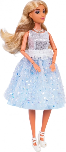 Třpytivé šaty a elegantní doplňky