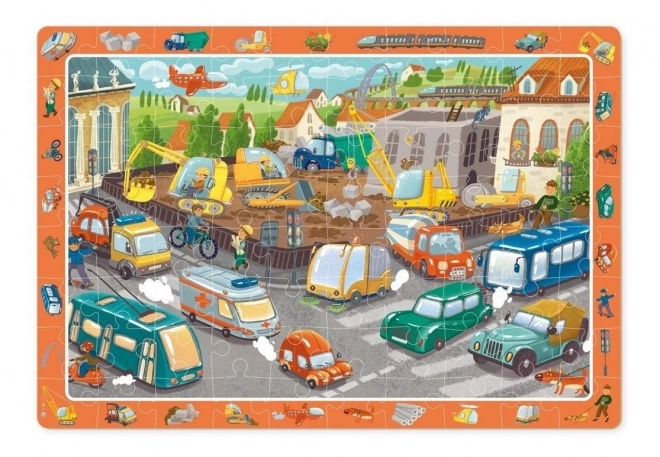 DODO Puzzle s hledáním obrázků Na cestě 80 dílků