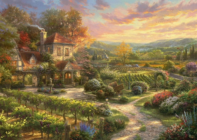 Schmidt puzzle Dům u vinice 2000 dílků