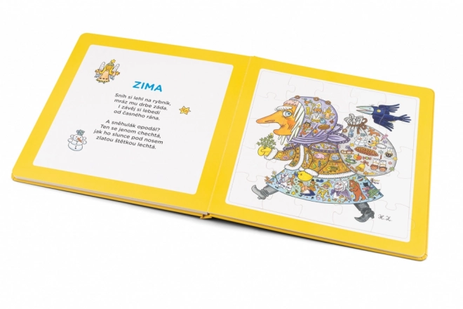 Od jara do zimy – Puzzle, básničky, omalovánky, kvízy