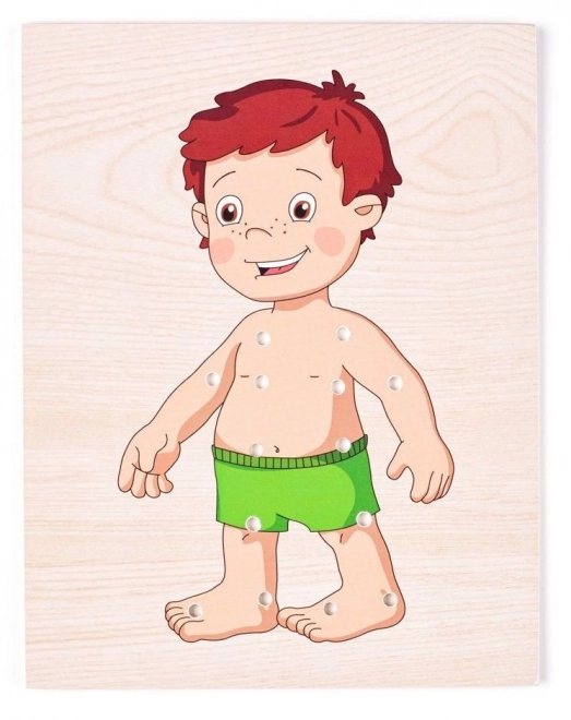 Provázková hra na oblékání David