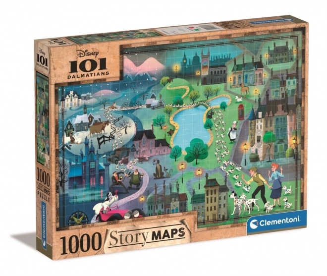 Puzzle Story Maps: 101 dalmatinů
